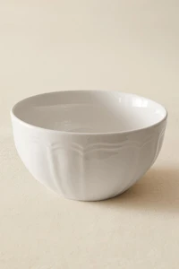 PORCELAIN BOWL WITH RAISED DESIGN