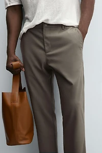SLIM FIT STRETCH PANTS