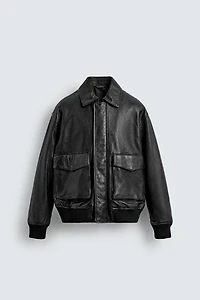 LEATHER POCKET JACKET