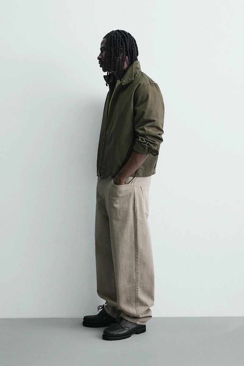 RELAXED FIT WRAP CLOSURE PANTS