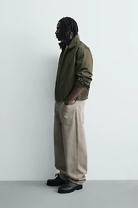 RELAXED FIT WRAP CLOSURE PANTS