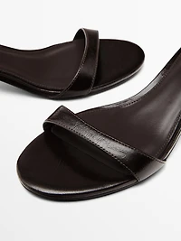 Strappy heeled sandals