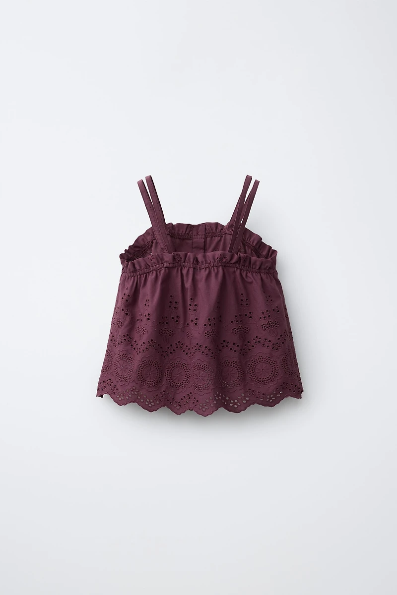SCHIFFLY PRINT TOP
