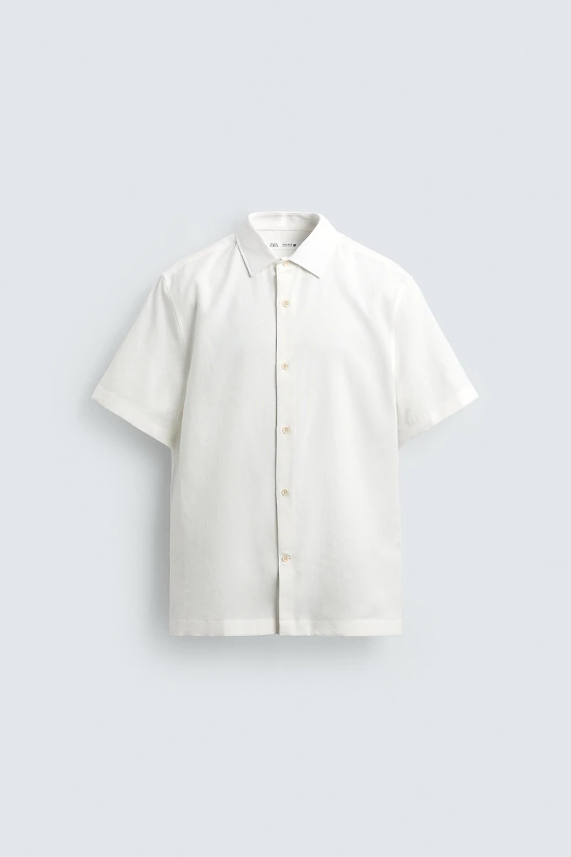 CHEMISE REGULAR FIT LIN - COTON