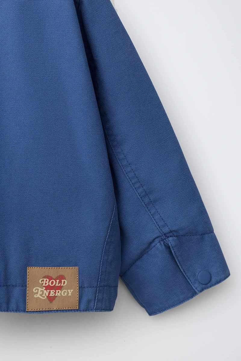 CONTRAST COLLAR JACKET