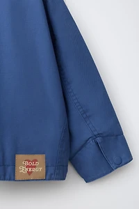 CONTRAST COLLAR JACKET