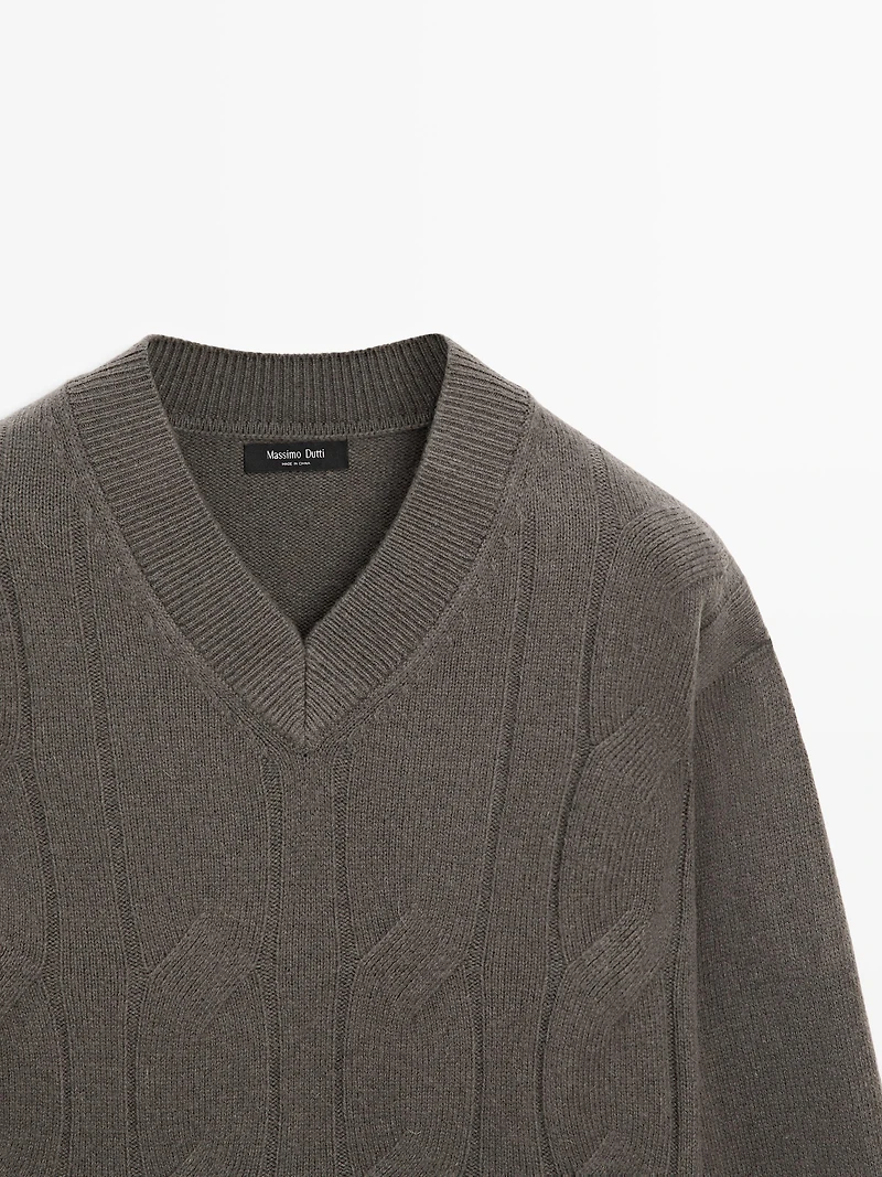 Knit wool blend sweater - LIMITED