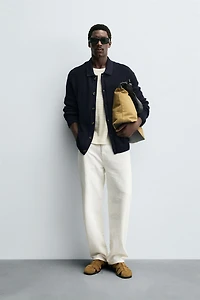 GILET EN MAILLE CÔTELÉE