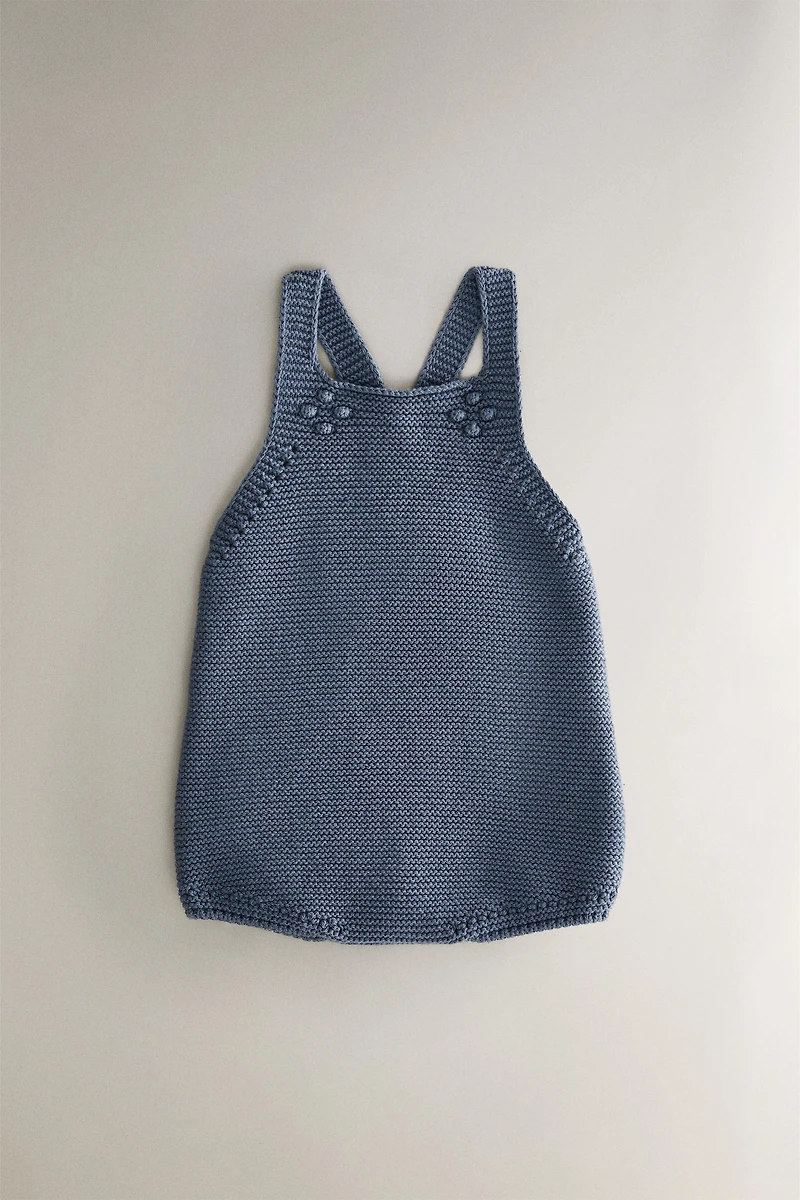 CHILDREN'S DUNGAREES WITH BOBBLES