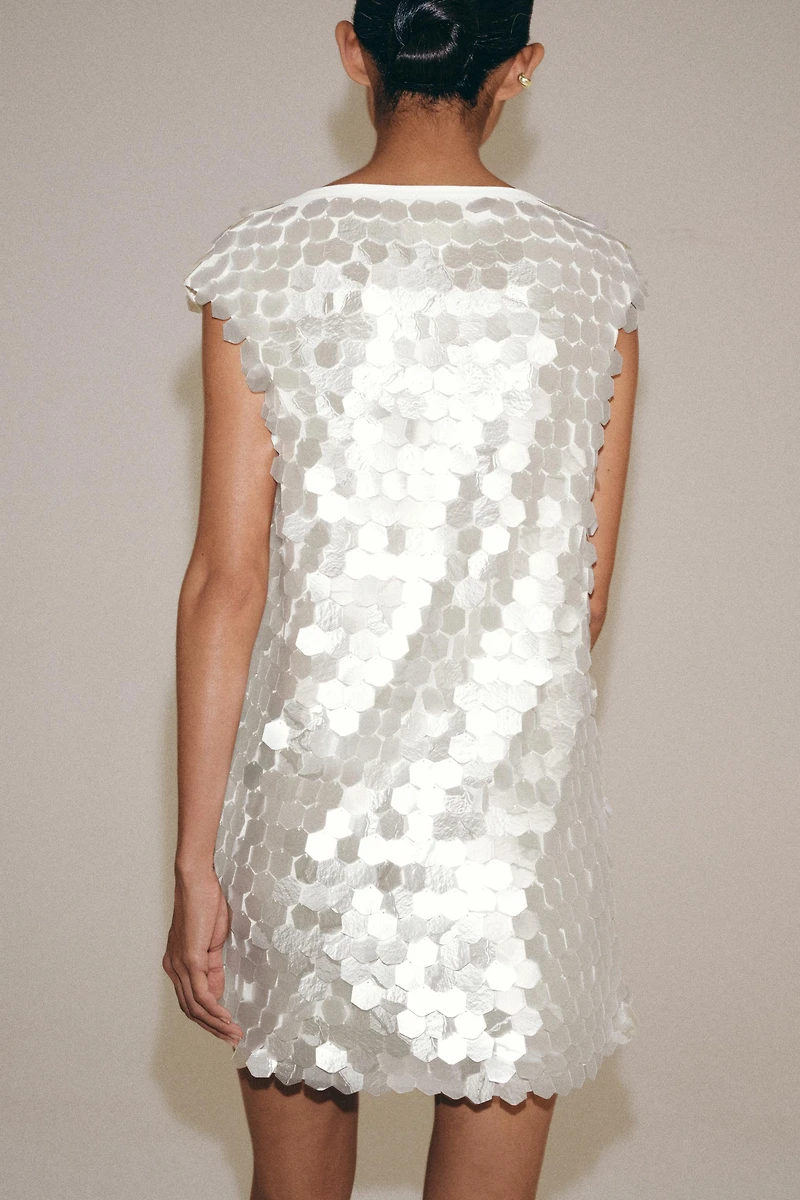 ZW COLLECTION SEQUIN MINI DRESS