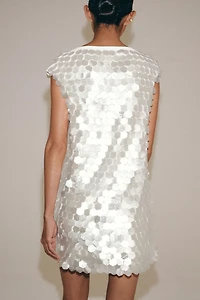 ZW COLLECTION SEQUIN MINI DRESS