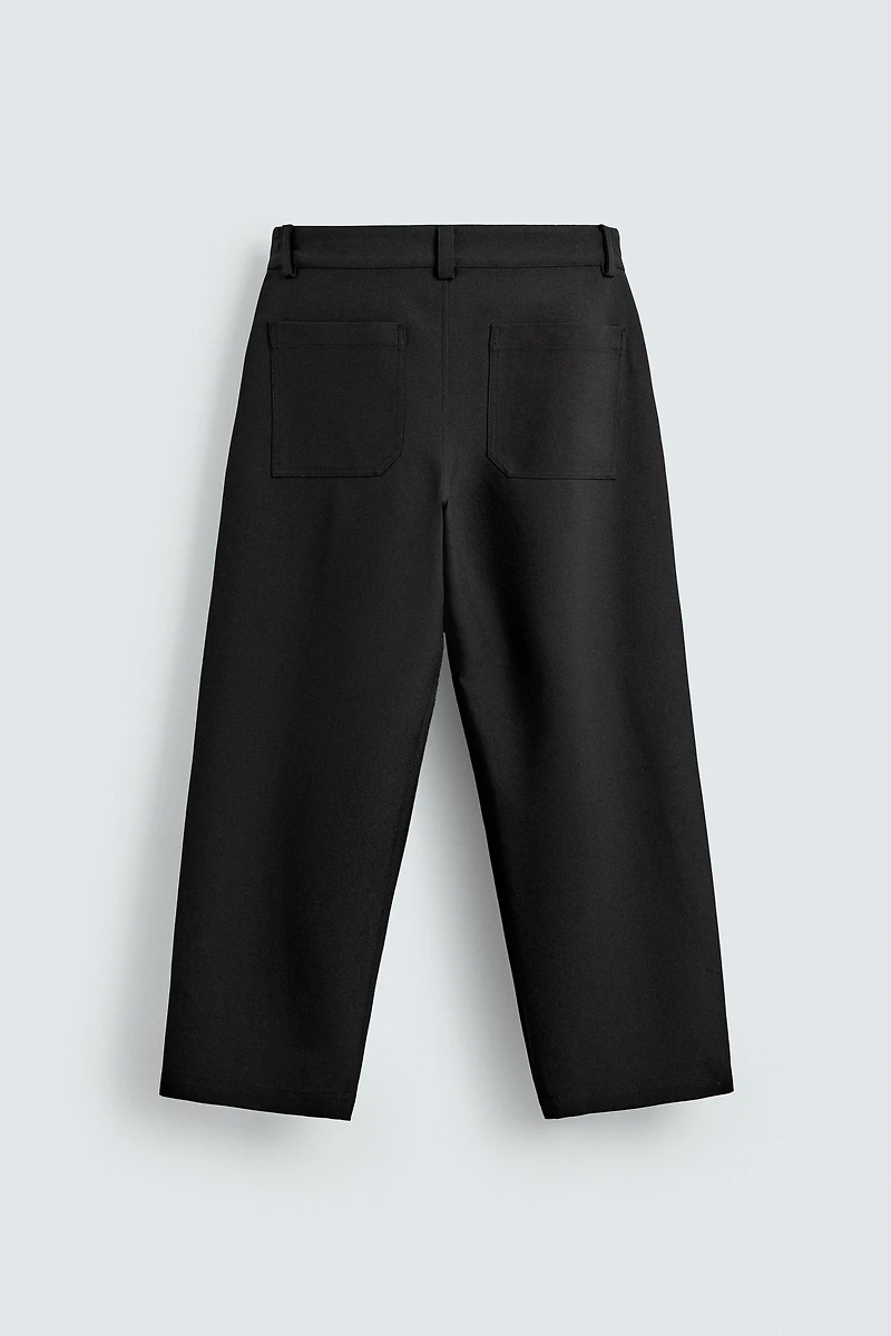 PLEATED BALLOON FIT PANTS