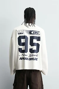 COMBINATION TEXT PRINT T-SHIRT