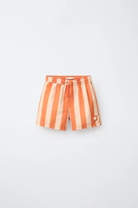 6 ANS / SHORT DE BAIN À RAYURES