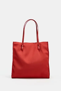 SATIN SHOPPER BAG