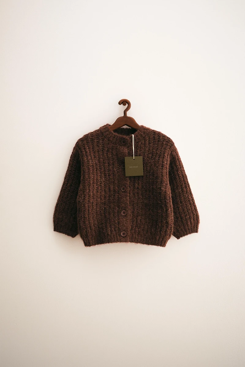 ZARA TIMELESS - CHUNKY WOOL KNIT CARDIGAN