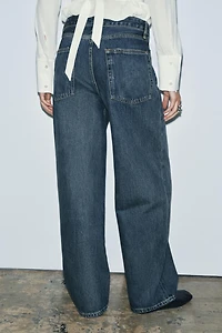 ZW COLLECTION MID-RISE BAGGY JEANS