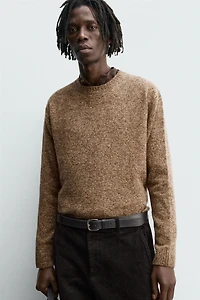 100% WOOL TEXTURED JUMPER