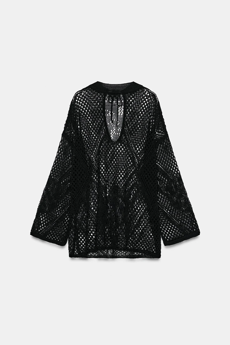 OPENWORK KNIT JUMPER