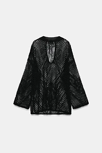 OPENWORK KNIT JUMPER