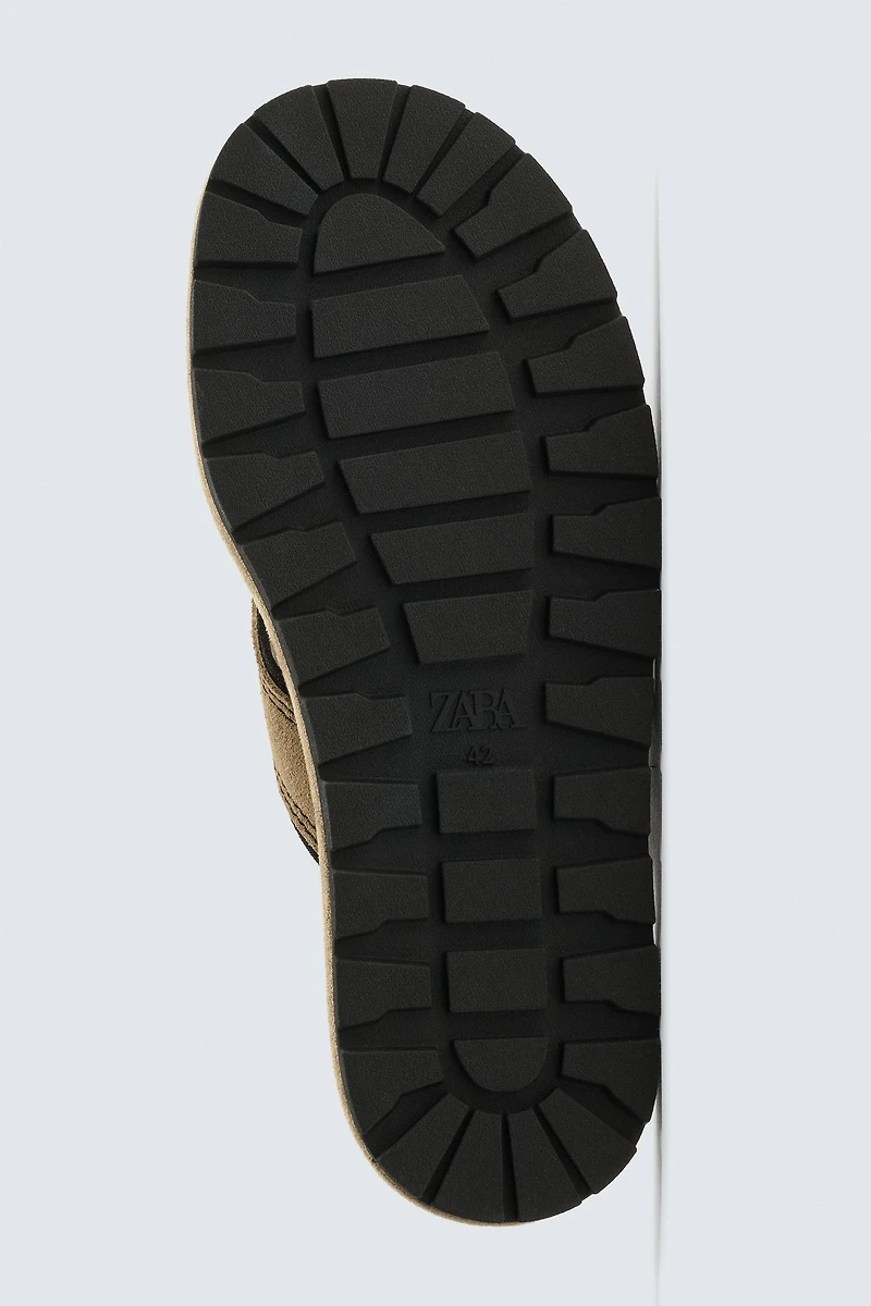 LEATHER STRAP SANDALS