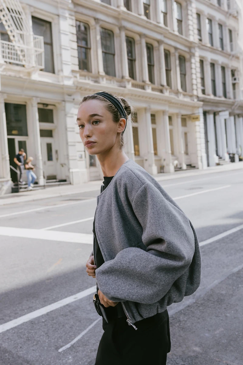SOFT BOMBER JACKET
