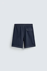 LONG SWIMSUIT WITH CONTRAST STITCHING