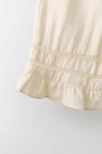 JUPE-CULOTTE ENTREDEUX LIN COTON 6-12 ANS LIMITED EDITION
