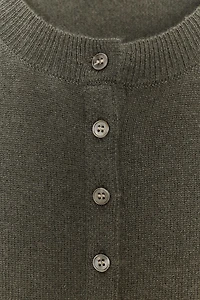 100% CASHMERE CARDIGAN