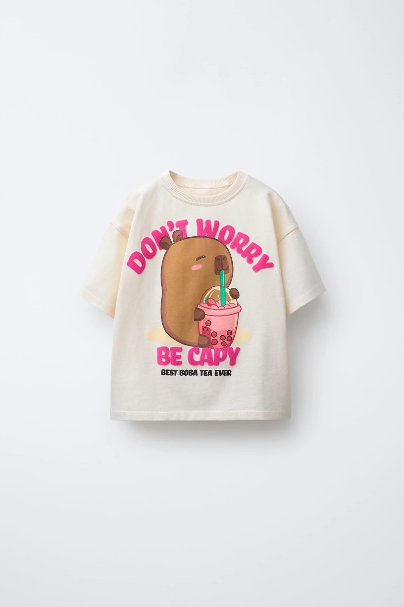 CAPYBARA CAPYFUN © PRINTED T-SHIRT