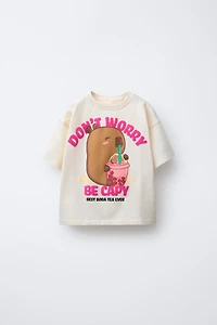 CAPYBARA CAPYFUN © PRINTED T-SHIRT