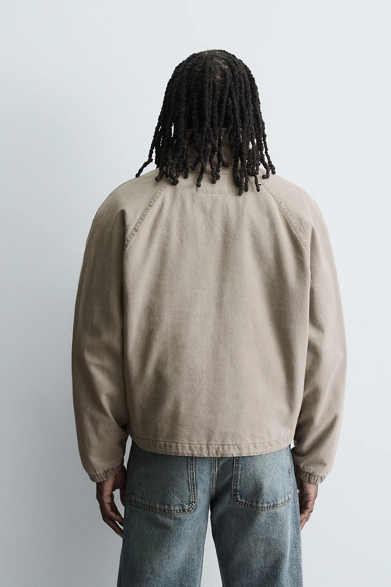 PADDED JACKET WITH COMBINED COLLAR