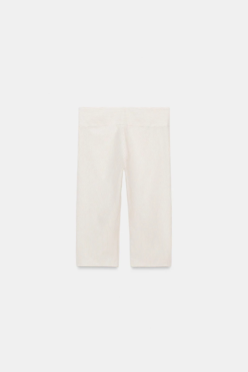 STRIPED CAPRI PANTS