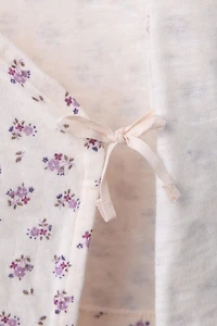 FLORAL KIMONO T-SHIRT