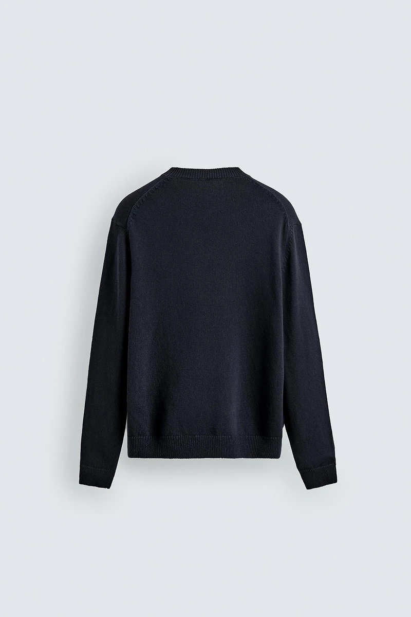 PULL REGULAR FIT COTON-LIN
