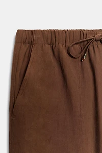 PANTALON À TAILLE ÉLASTIQUE