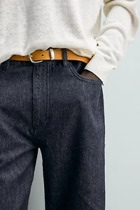COTTON-HEMP STRAIGHT FIT JEANS