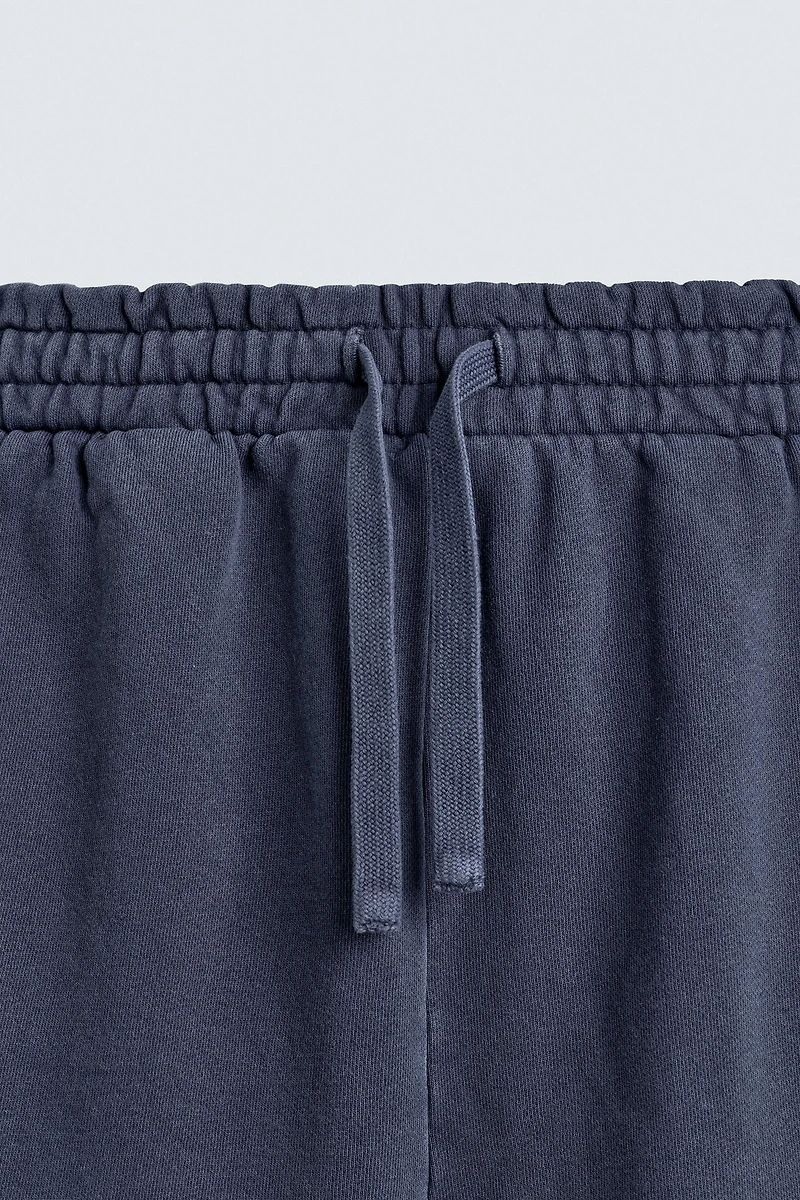 BASIC WASHED JOGGER SHORTS