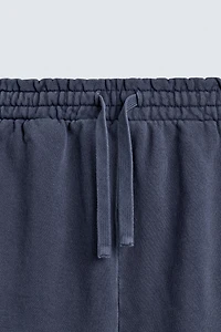 BASIC WASHED JOGGER SHORTS