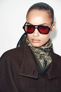 100% WOOL PRINTED BANDANA