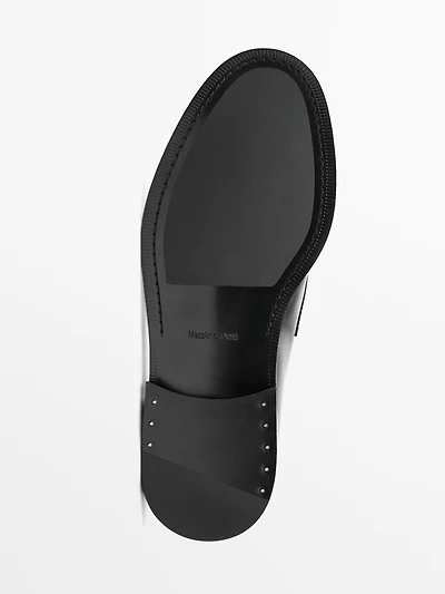 Mocassins habillés en cuir nappa