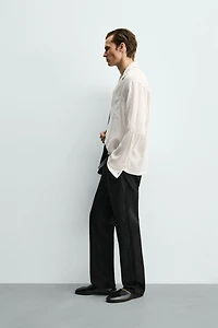 CHEMISE FLUIDE RELAXED FIT STRUCTURÉE