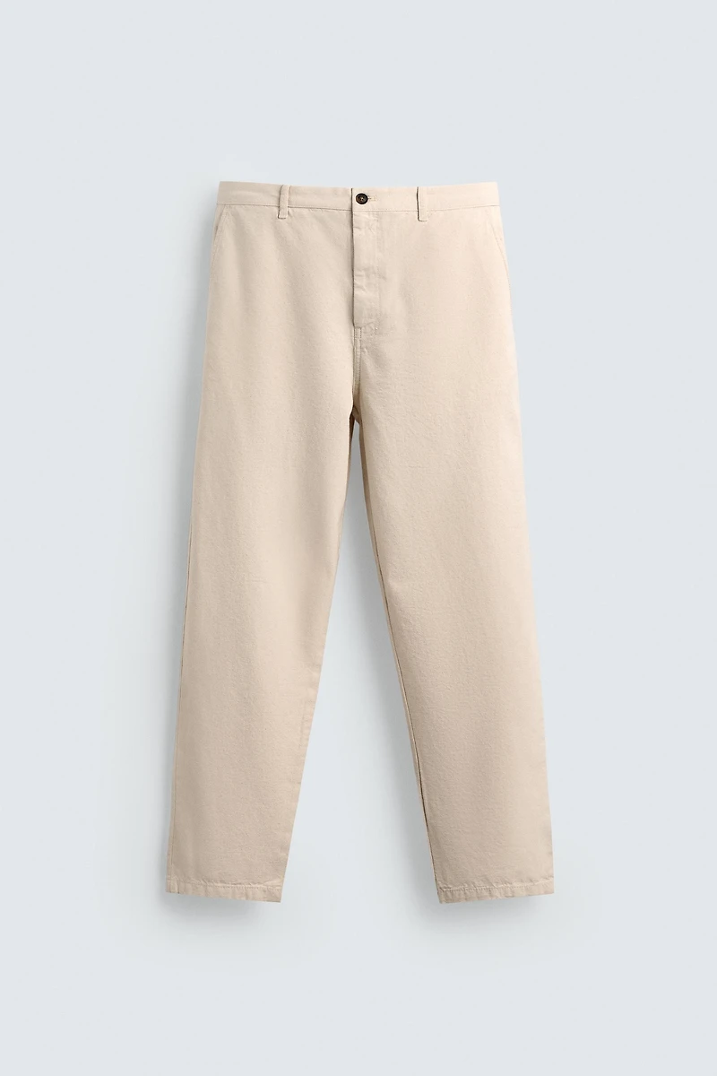 STRAIGHT FIT CHINO PANTS