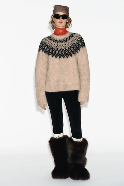ALPACA JACQUARD JUMPER SKI COLLECTION