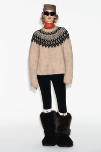 ALPACA JACQUARD JUMPER SKI COLLECTION