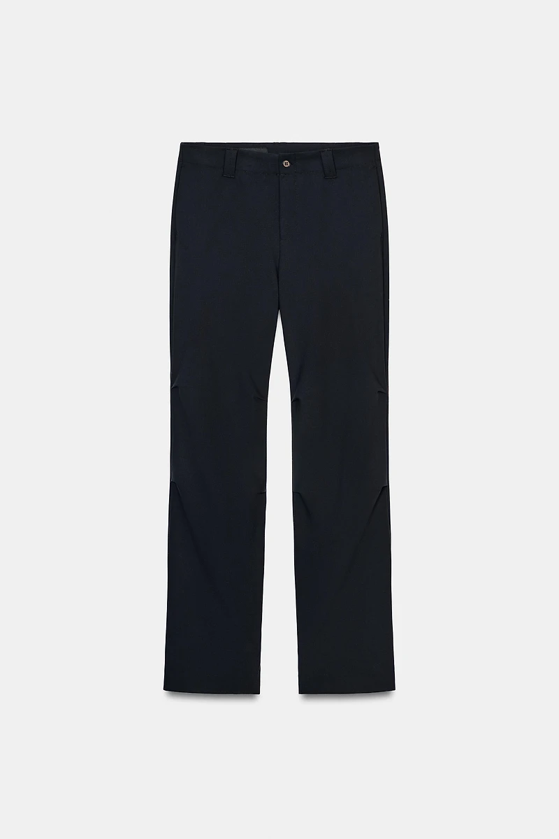 STRAIGHT LEG PANTS WITH BELT LOOPS