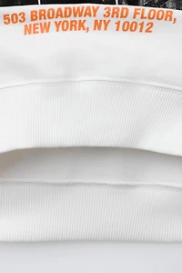 GRAFFITI PRINT SWEATSHIRT