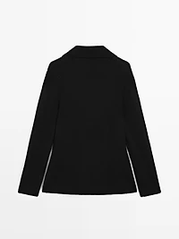 Cardigan double boutonnage 100 % laine