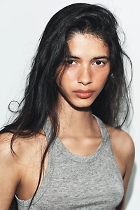 LINEN BLEND HALTER TOP