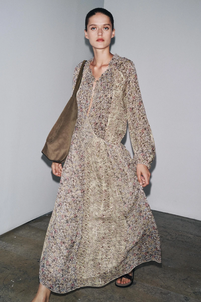 ZW COLLECTION METALLIC THREAD DRESS